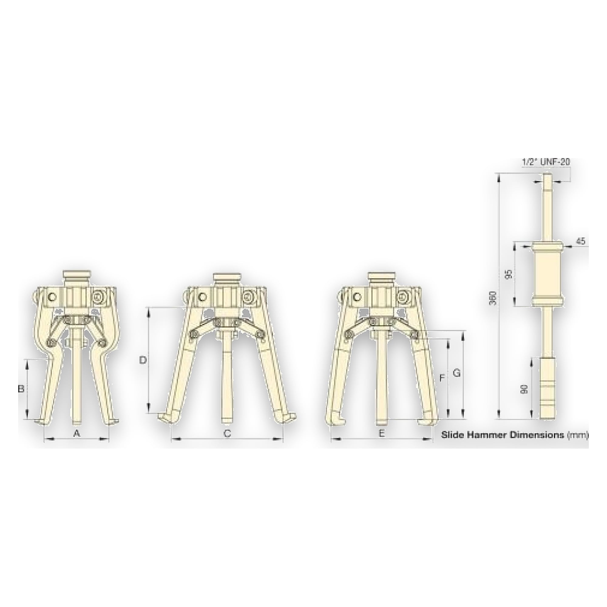 Internal Puller, 2-3 Jaw - Enerpac IPM3