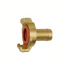 Riegler 107805.GEKA hose piece, rigid, Potable water, bright brass, I.D. 13