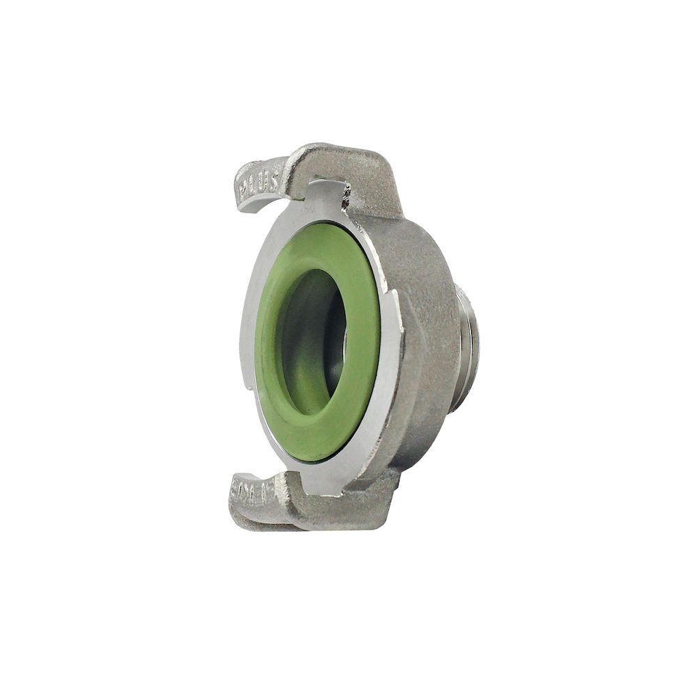 Riegler 107826. GEKA-Gewindestück, starr, Edelstahl, G 1/2 innen