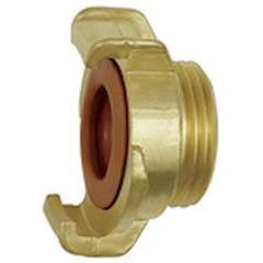 Riegler 107815.GEKA hose piece, rigid, Potable water, bright brass, G 3/4 o.