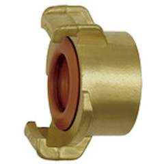 Riegler 107812.GEKA hose piece, rigid, Potable water, bright brass, G 1 1/4 i.