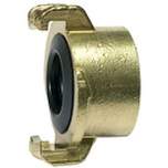 Riegler 107762.GEKA threaded piece, rigid, bright brass, G 1/2 interior