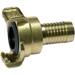 Riegler 107778.GEKA hose piece, 360° rotating, bright brass, I.D. 25