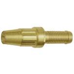 Riegler 107798.GEKA spray nozzle with hose connector, bright brass, I.D. 13