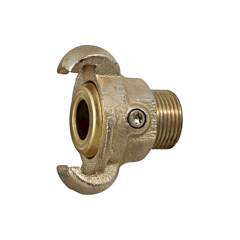 Riegler 107857.Jaw coupling with exterior thread, G 1, with brass seal