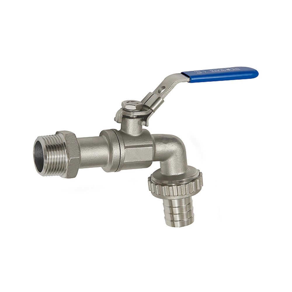 Riegler 103421.Ball drain valve, Stainless steel 1.4408, G 3/4 ET, DN 20