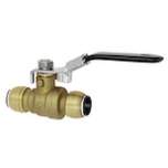 Riegler 117046.Ball valve, Brass, »sharkbite«, for pipe ø 22 mm