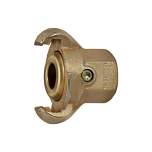 Riegler 107864.Jaw coupling with interior thread, G 1, with brass seal