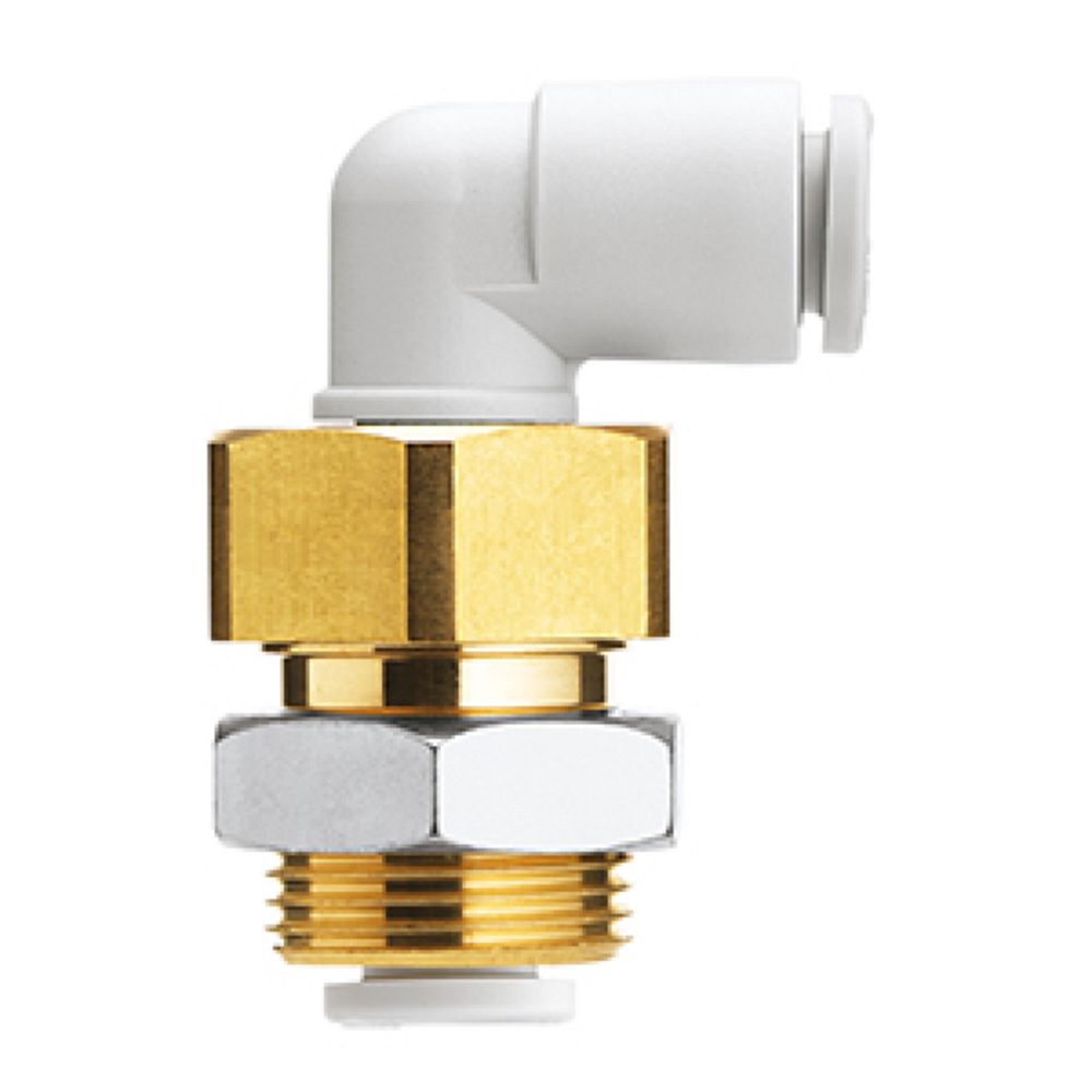 SMC KQ2LE06-00A. Bulkhead Male Elbow - KQ2LE*-00