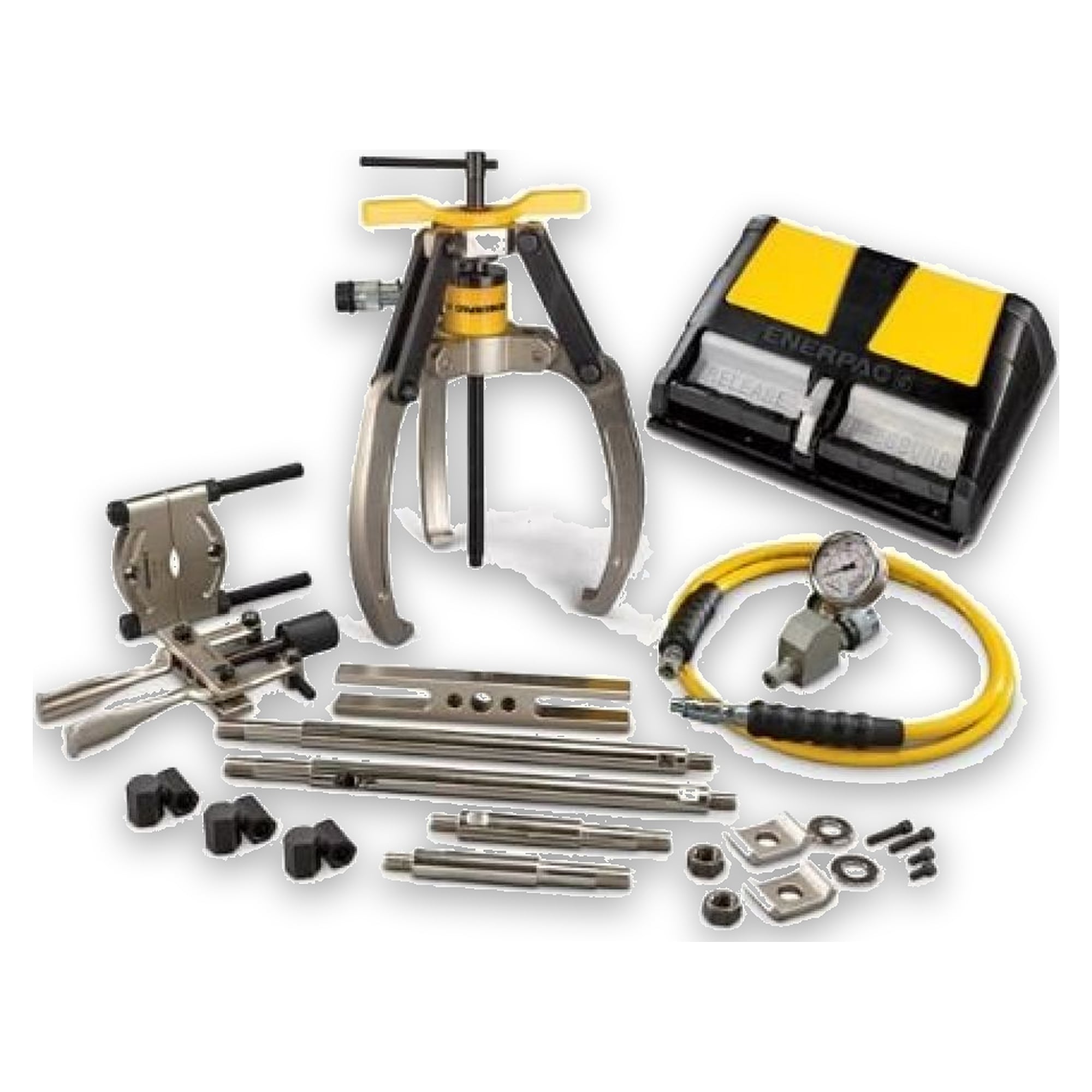 Lock-Grip-Universalabzieher-Satz, 10 t, 3-armig, Luftpumpe - Enerpac LGHMS310A