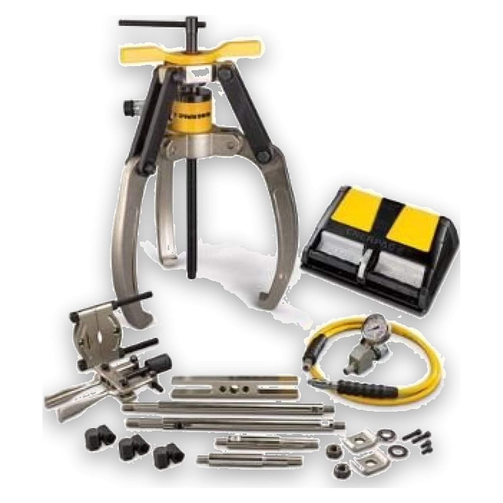 Lock-Grip-Universalabzieher-Satz, 24 t, 3-armig, Luftpumpe - Enerpac LGHMS324A