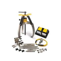 Enerpac LGHMS324A, 24 t, 3 Armige, Hydraulischer Lock-Grip Universal Abzieher-Satz mit Luftpumpe