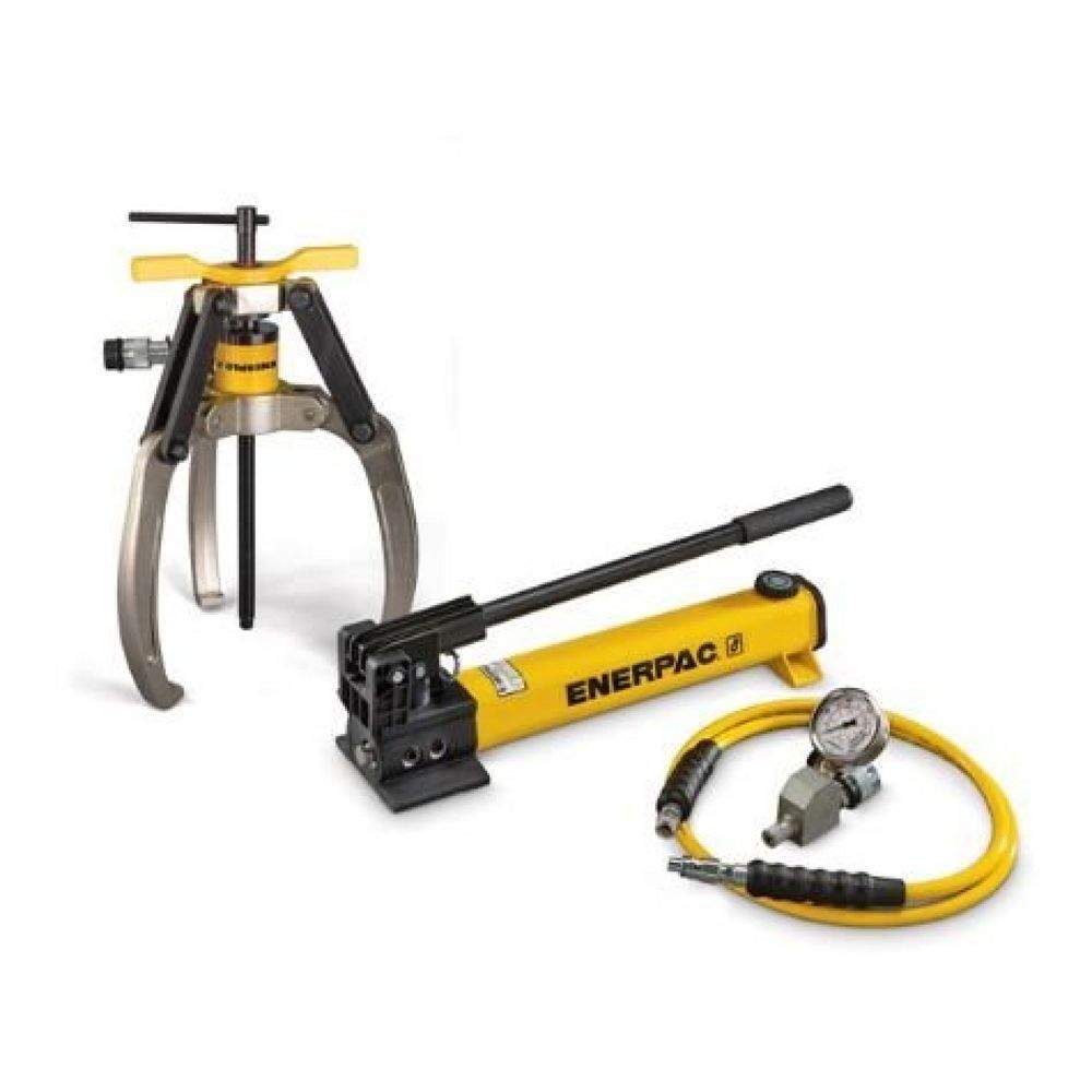 Enerpac LGHS310H, 10 Ton, 3 Mordazas, Conjuntos de Extractor Lock-Grip Hidráulico con Bomba manual