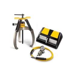 Enerpac LGHS314A, 14 Ton, 3 Jaw, Hydraulic Lock-Grip Puller Set with Air Pump