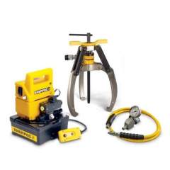 Enerpac LGHS314EB, 14 Ton, 3 Jaw, Hydraulic Lock-Grip Puller Set with Electric Pump, 115V