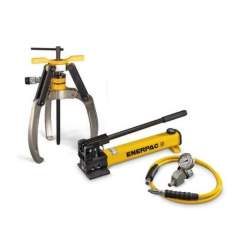 Enerpac LGHS314H, 14 t, 3 Armige, Hydraulische Lock-Grip Abzieher-Satz mit Handpumpe
