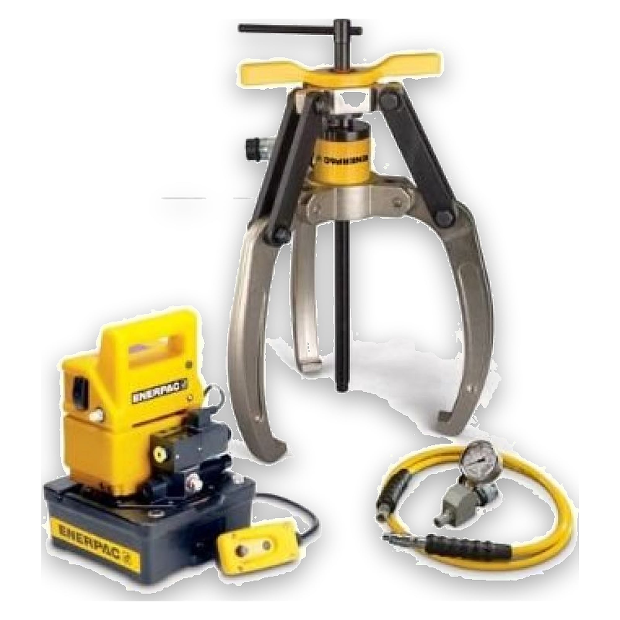 Lock-Grip-Abzieher-Satz, 24 t, 3-armig, Elektropumpe 115 V - Enerpac LGHS324EB