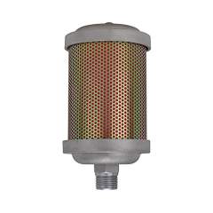 Riegler 113304. Hochleistungsschalldämpfer, Alu, Lochblech Stahl verzinkt, G 1/8