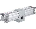 Norgren M/162040/MI/180. Rack and pinion, double acting rotary actuator, 13.8 Nm torque, 180° rotation