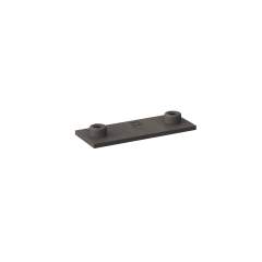 Stauff 6100246257. STAUFF Multi-Line Clamp Weld Plate Size 1 with 2 Welt Nuts Metric Thread Length 62,5 mm Carbon Steel phosphated