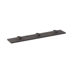 Stauff 6100246346. STAUFF Multi-Line Clamp Weld Plate Size 1 with 3 Welt Nuts Metric Thread Length 118 mm Carbon Steel phosphated