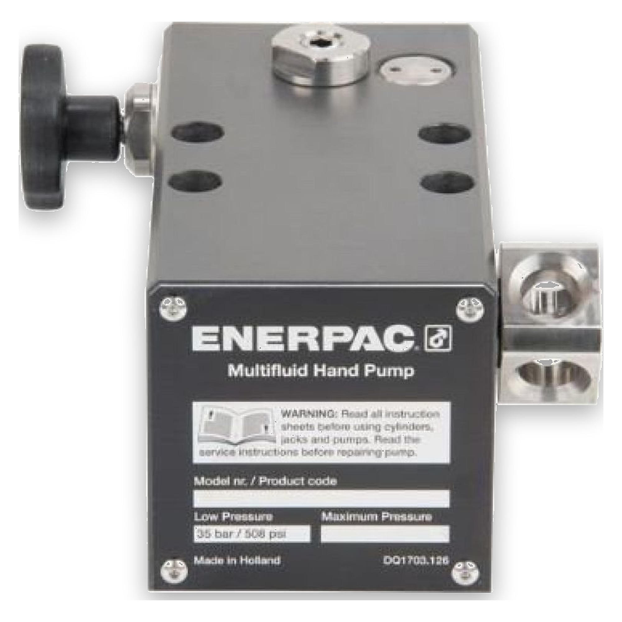 Multifluid Hydraulic Hand Pump, Two Speed, 1000 bar - Enerpac MP1000