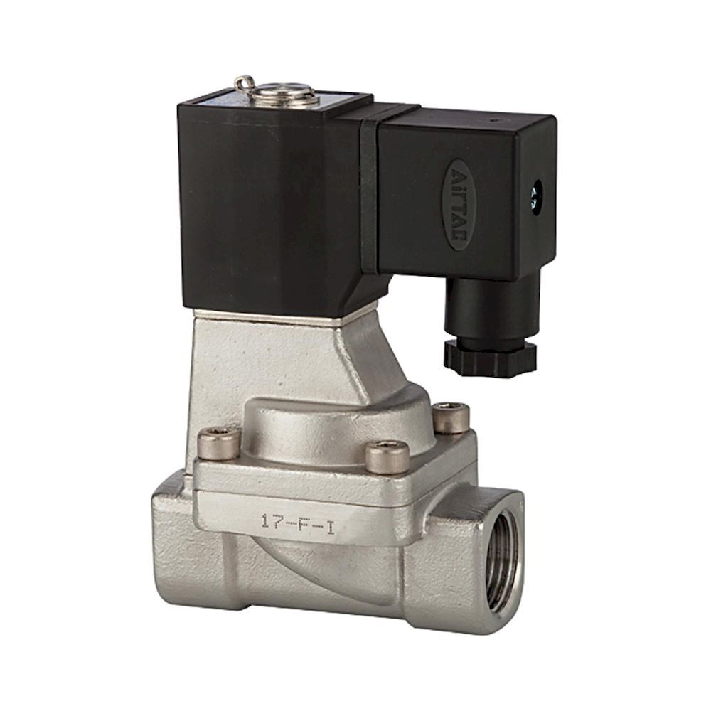 Riegler 116552.2/2-way solenoid valve NC, pilot operated, 230 V, 50 Hz