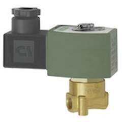 Riegler 102823.2/2-way solenoid valve, NC, directly operated, 24 V DC, G 1/8