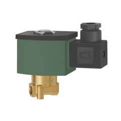 Riegler 102831.2/2-way solenoid valve, NO, directly operated, 24 V DC, Rp 1/8