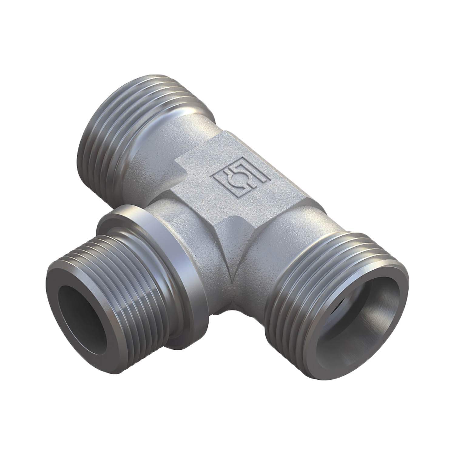 Stauff 6030007134. T-Einschraubverschraubung Baugröße:04LL 1/8 NPT nur Verschraubungskörper Stahl, Zink/Nickel-beschichtet