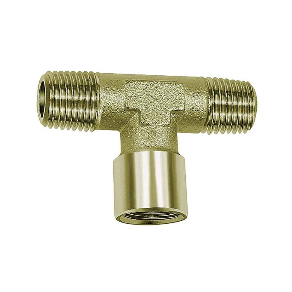 Riegler 112788.T-piece, exterior/interior/exterior, G/R 3/8, nickel-plated brass