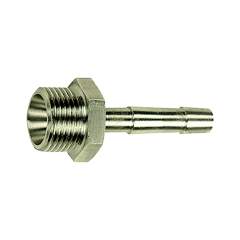 Riegler 111423.Screw-in hose connector, G 1/8 o., for hose I.D. 8 mm, AF 14