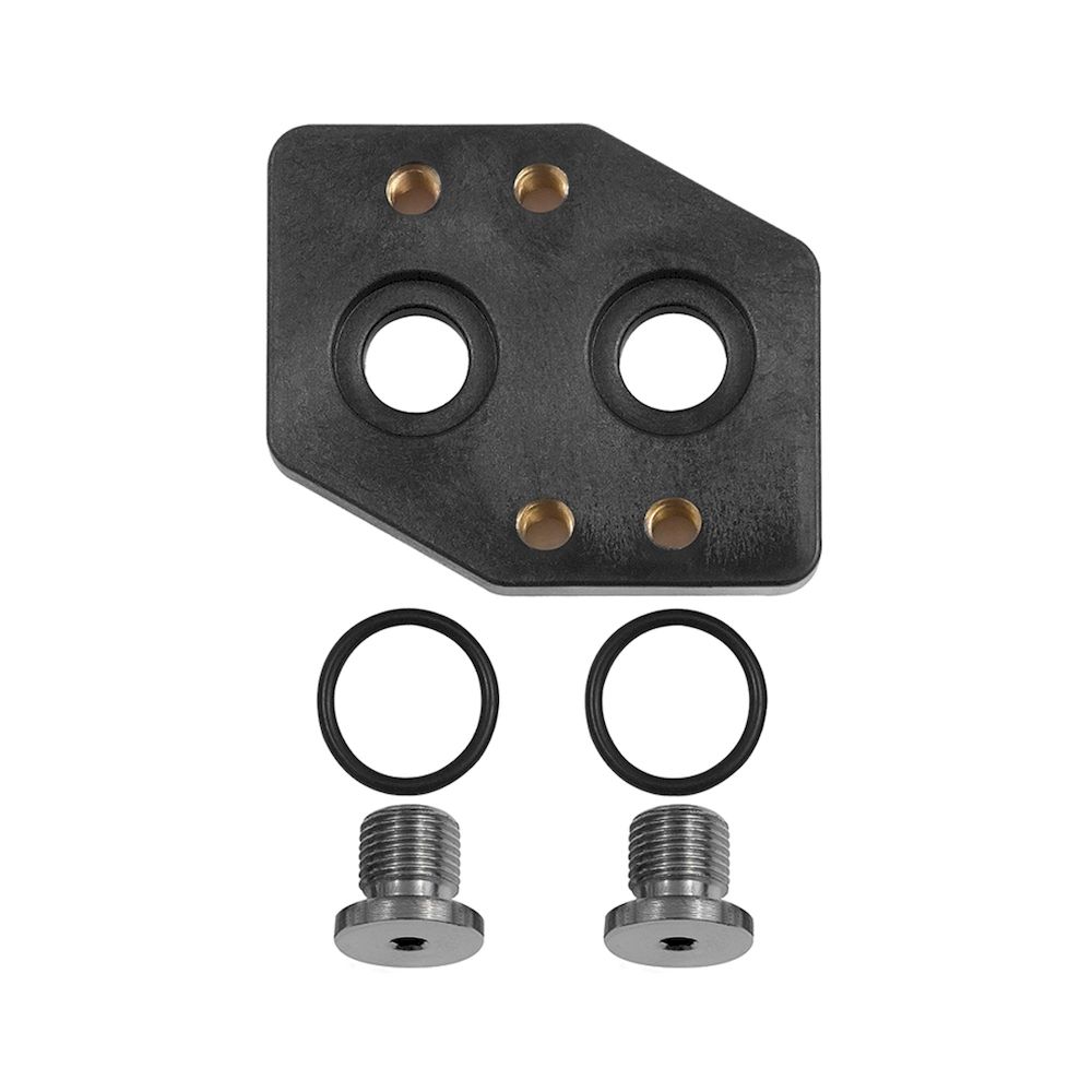 Riegler 131434.NAMUR adaptor for angle seat valve series 3362 and 3363, G1/2-G2