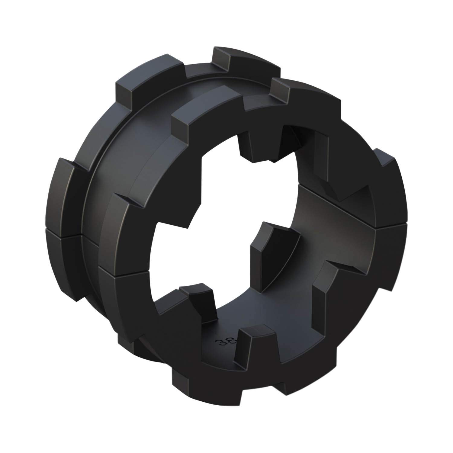 Stauff 1130033052. Elastomer Insert Ø38mm for STAUFF NRC Clamp Size 6 Standard Series