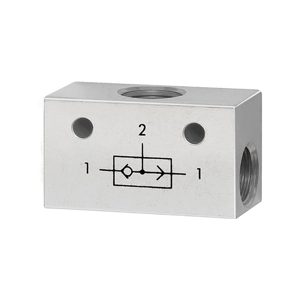 Riegler 106703.OR valve, 3 x G 1/8 Aluminium