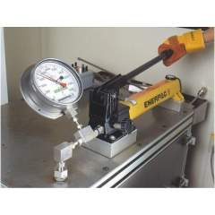 Enerpac T6011L, Manómetros para sistemas de prueba, 192 mm Face, Acero inoxidable, 3500 bar presión máxima