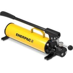 Enerpac P84, Dos velocidades, ULTIMA Steel Hydraulic Hand Pump, 134 in3 utilizable de aceite, Para usar con cilindros de doble acción