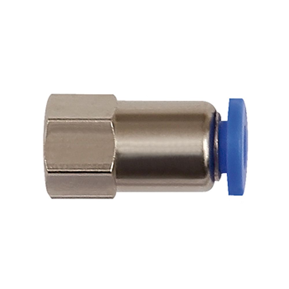 Riegler 109012.Straight push-in fitting »Blue Series« mini, M5 i., hose ext. Ø 3