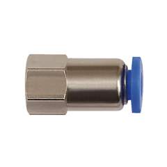 Riegler 109010.Straight push-in fitting »Blue Series« mini, M3 i., hose ext. Ø 3