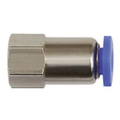 Riegler 109012.Straight push-in fitting »Blue Series« mini, M5 i., hose ext. Ø 3