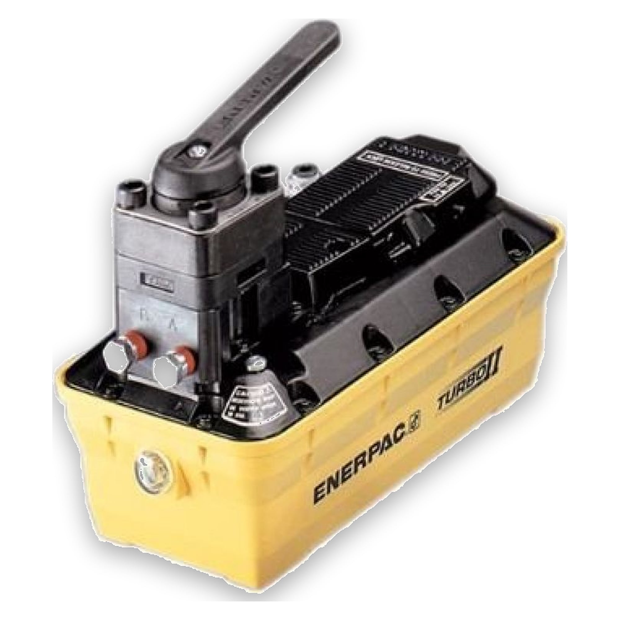 Turbo II Luft-Hydraulikpumpe 700 bar, 4-Wege-Handventil - Enerpac PAMG5402PB
