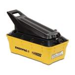 Enerpac PATG1102N, Bomba neumático-hidráulica Turbo II, Operado mano/pie 3/3 traba y válvula manual, 127 in3 utilizable de aceite, Para usar con cilindros de simple acción