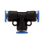 Riegler 109095.Push-in T-connector »Blue Series« mini, red., hose exterior Ø 4/3