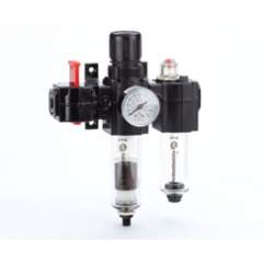 Norgren BL72-201GA. Excelon box set (FRL), G1/4, purga automática, elemento filtrante de 40µm, con válvula de corte