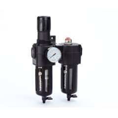 Norgren BL74-425G. Conjunto montado Excelon (FRL), G1/2, purga manual, elemento filtrante de 40µm, sin válvula de corte