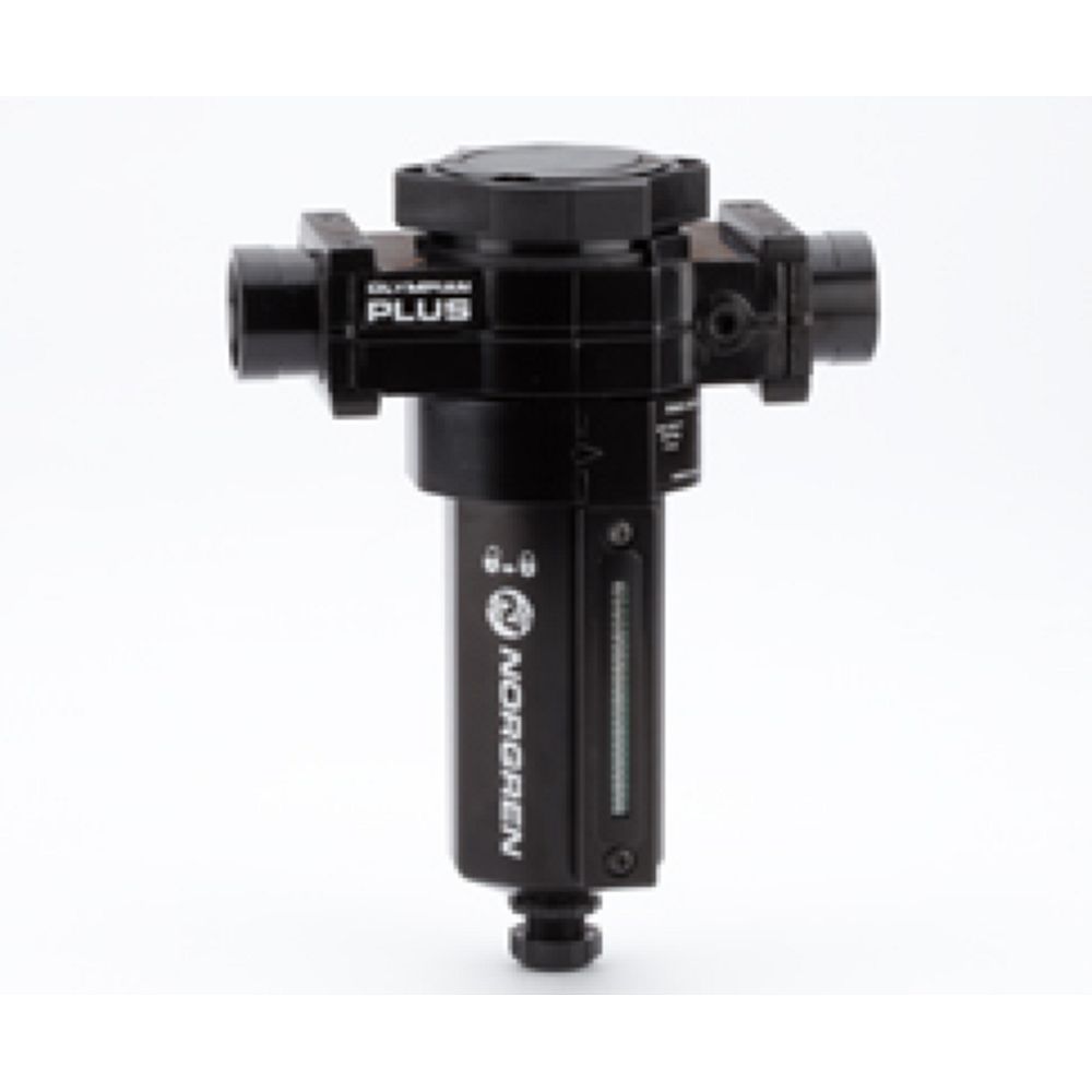 Norgren F64G-4GD-MD3. FIltro estándar Olympian Plus, G1/2, purga manual, elemento filtrante de 40µm