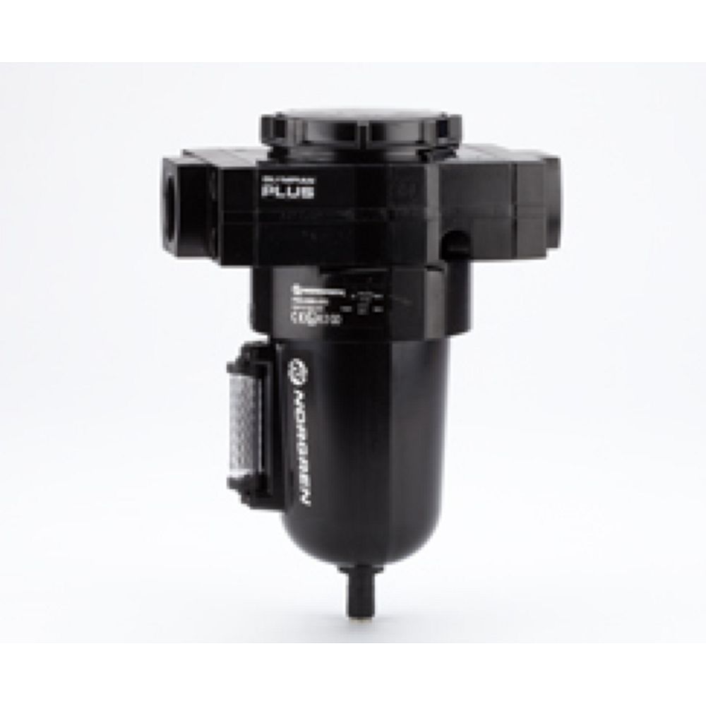 Norgren F68G-8GD-MR3. Olympian Plus general purpose filter, G1, manual drain, 40µm filter element