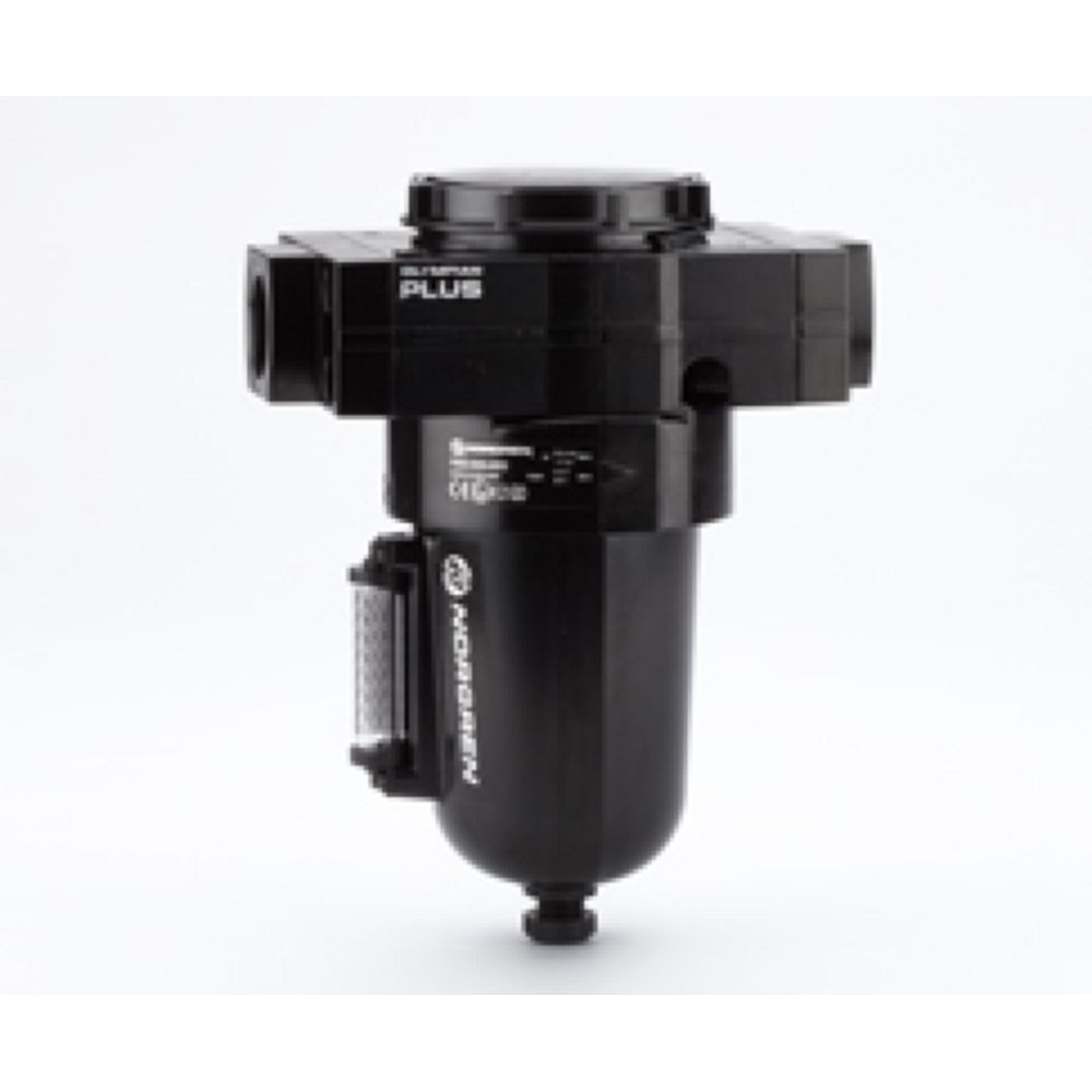 Norgren F68G-8GN-MR1. FIltro estándar Olympian Plus, G1, purga manual, elemento filtrante de 5µm