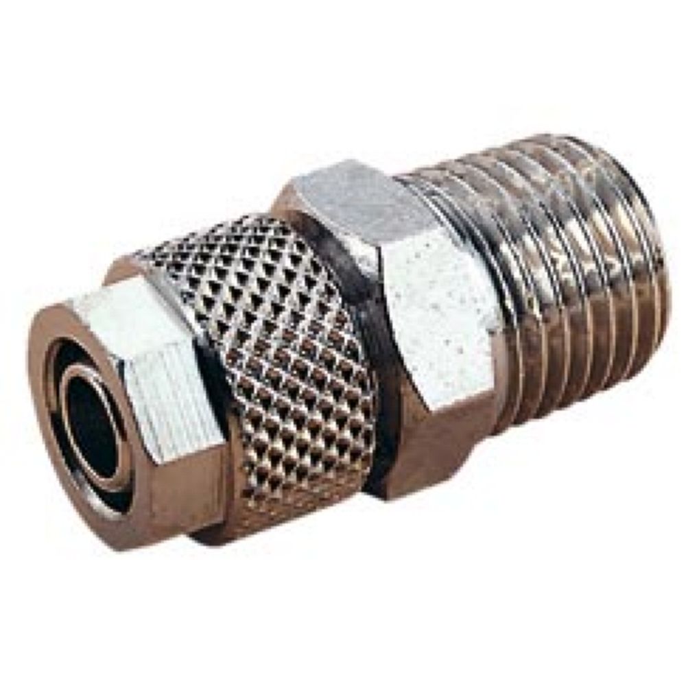 Norgren 241250418. Racores de espiga y tuerca Serie&nbsp;24 - conexi&oacute;n recta tubo rosca macho BSP cil&iacute;ndrica