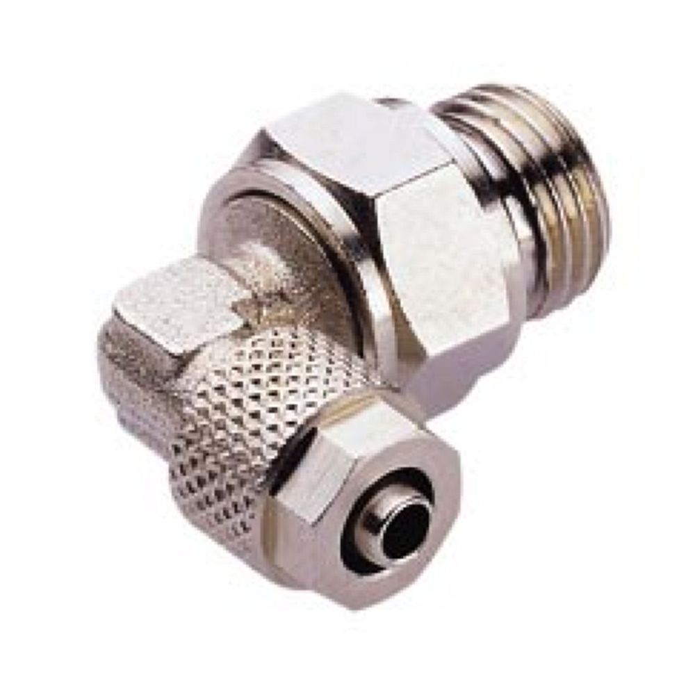 Norgren 242470828. Racores de espiga y tuerca Serie&nbsp;24 - codo tubo orientable (BSP cil&iacute;ndrica)